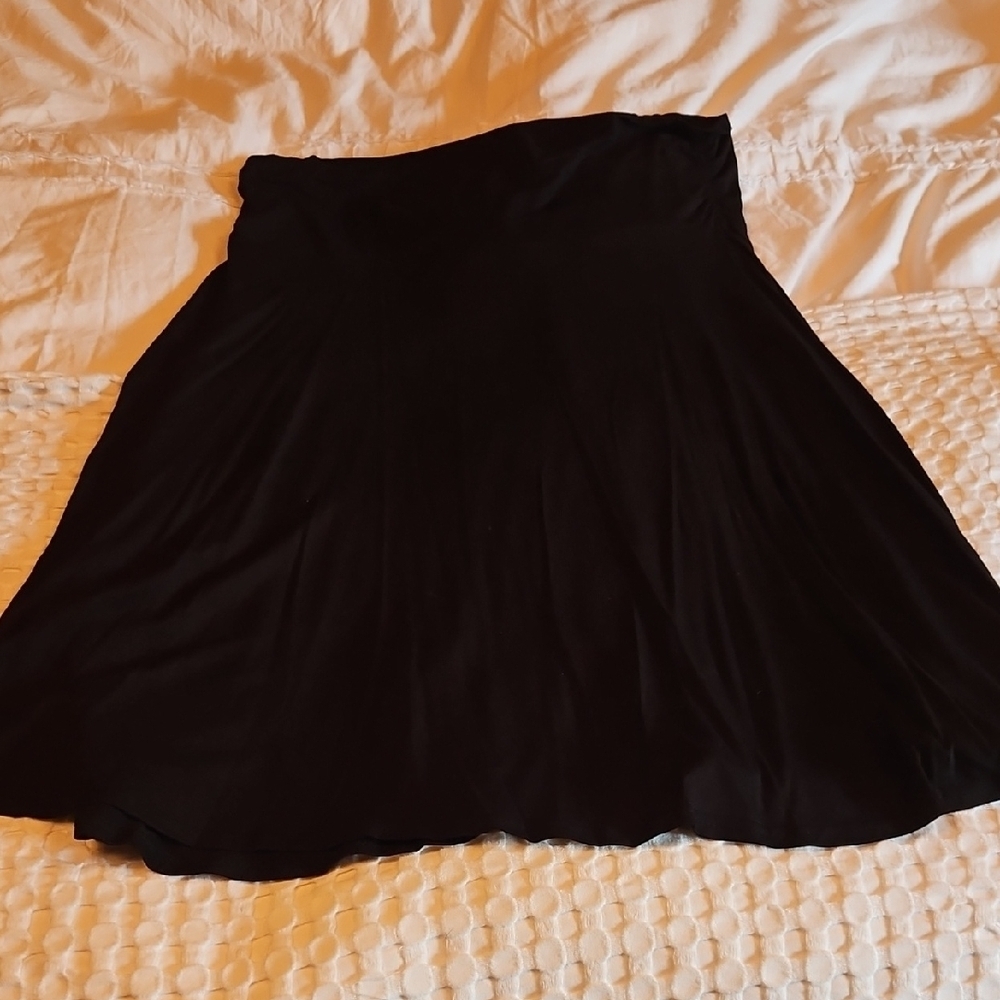 Chic Black A-Line Women's Skirt